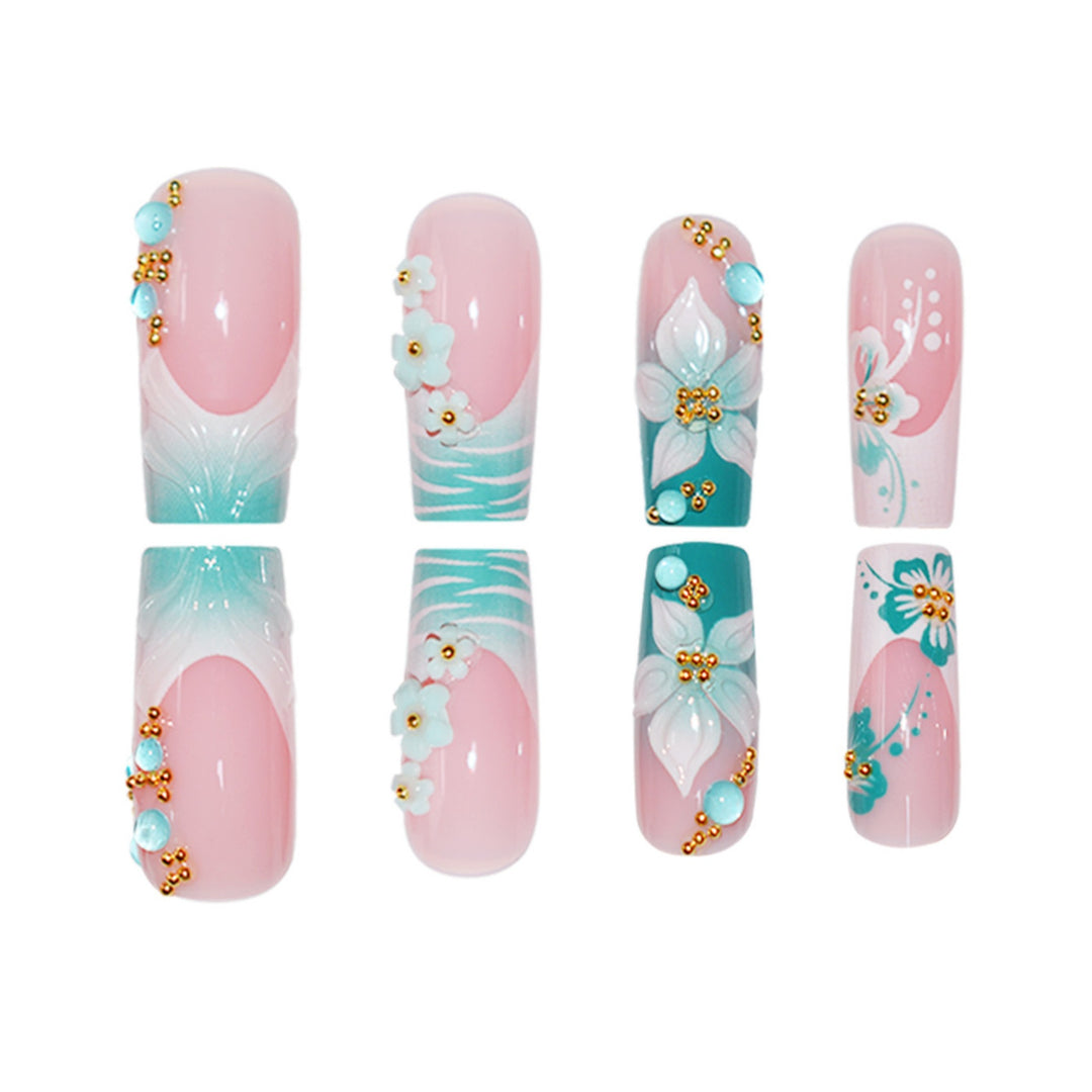 Floral Art Press-On Nails Kalsten