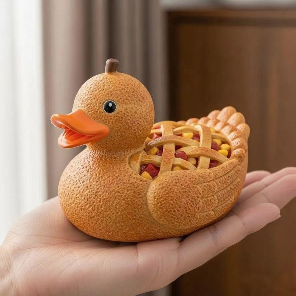 Decorative figure rubber duck with surprise element Kalsten