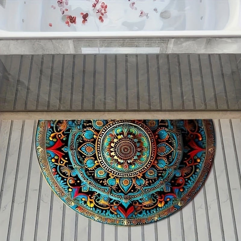 Artistic Tree-Themed Decorative Door Mat