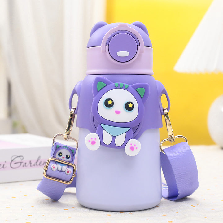 Ladies Child-Friendly Drinking Bottle with Animal-Friendly Design Kalsten