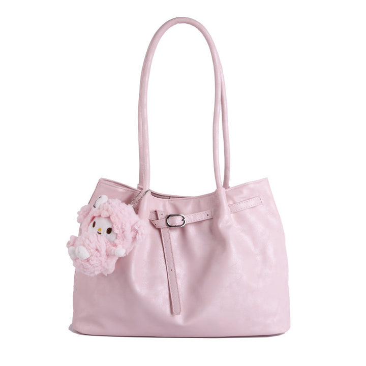 Casual Faux Leather Tote Bag