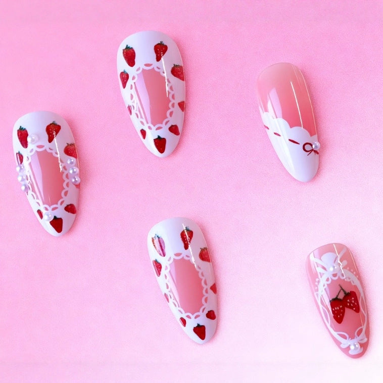 Creative Strawberry Nail Art Enhancements Kalsten