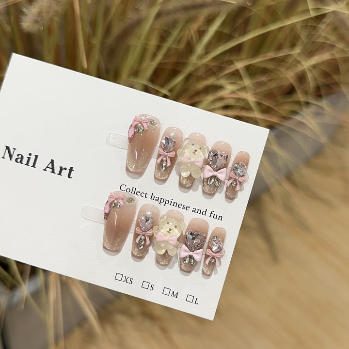 Cute Themed Press-On Nail Set