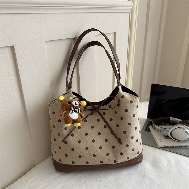 Playful Polka Dot Tote Bag