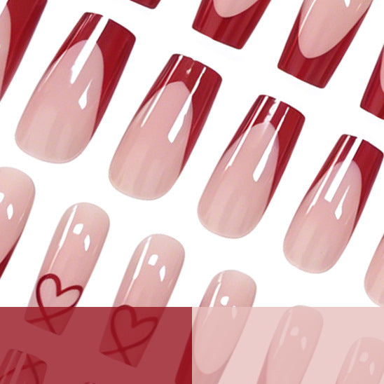 Artistic Decorative Press-On Nail Set Kalsten