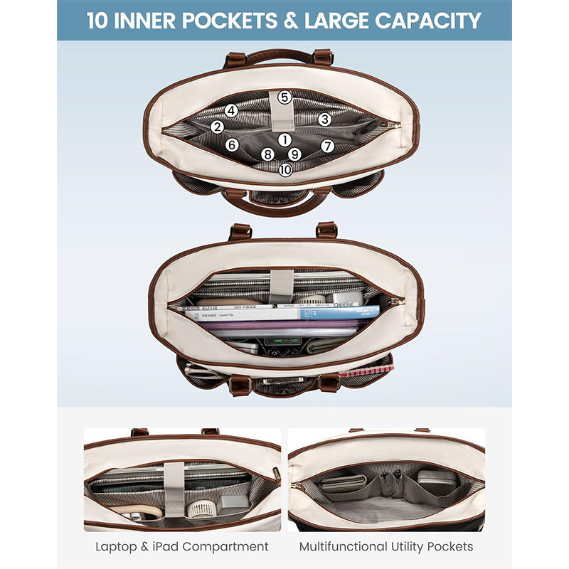 Stylish and Functional Everyday Handbag with Compartments Kalsten