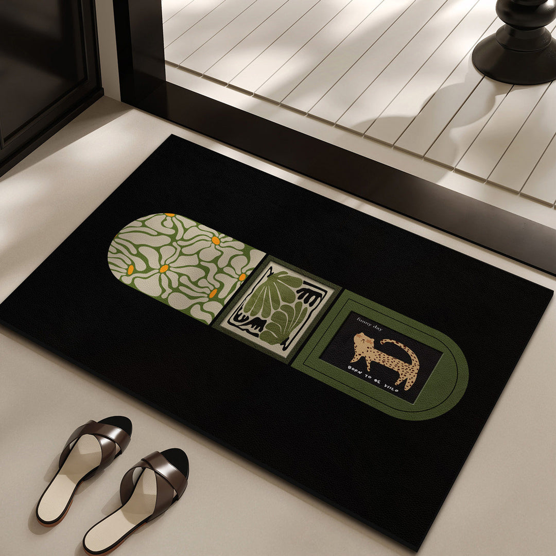 Decorative Bird Theme Rug