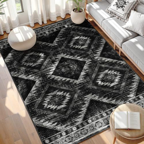 Geometric Pattern Area Rug  1791538637