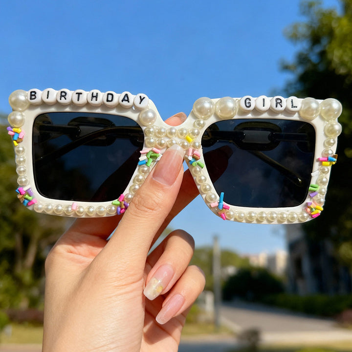 Playful Birthday-Themed Statement Sunglasses Kalsten