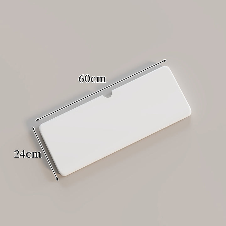 Ergonomic Solid Wood Keyboard Palm Rest with Cable Notch