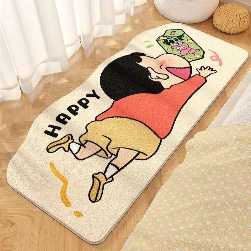 Cartoon-Themed Plush Area Rug