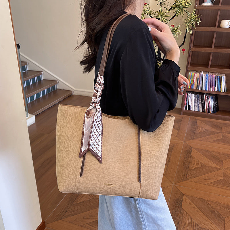 Classic Leather Tote Bag