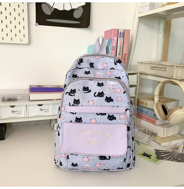 Playful Cat-Themed Backpack Kalsten