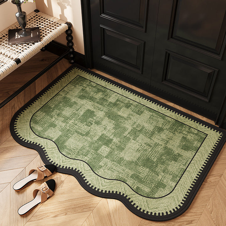 Stylish Herringbone Pattern Entry Mat