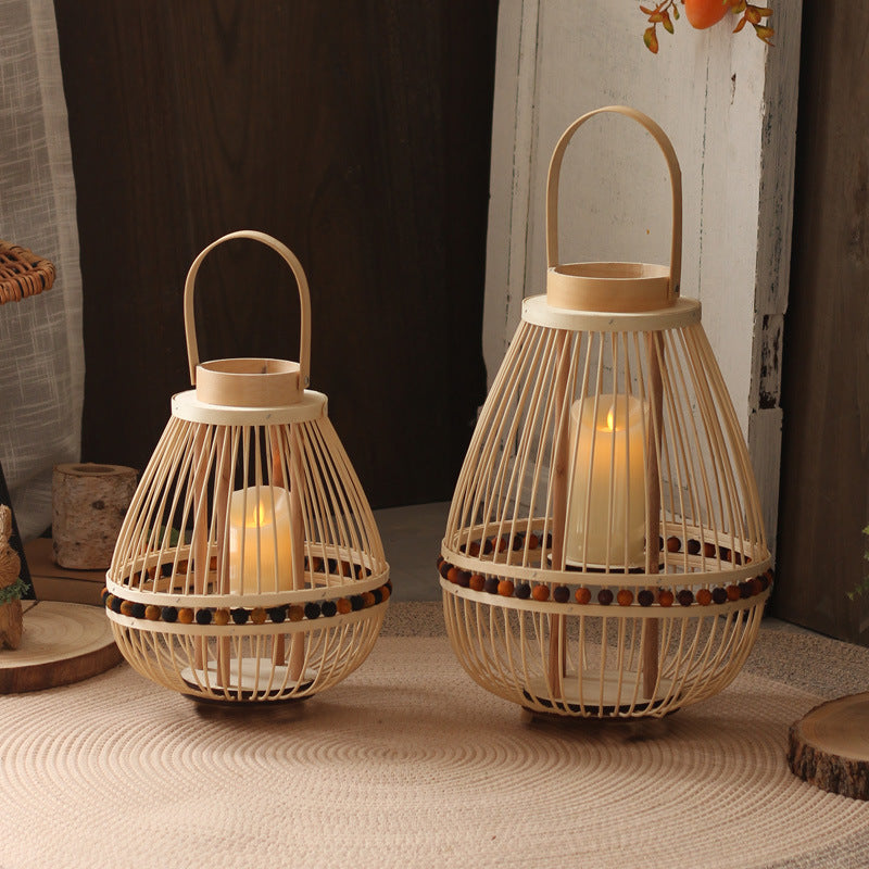 Handcrafted lantern made from natural materials Kalsten