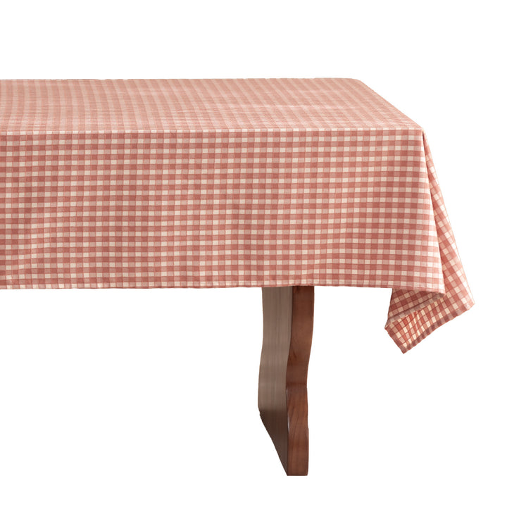 Checkered flannel tablecloth made of cotton blend with soft texture Kalsten