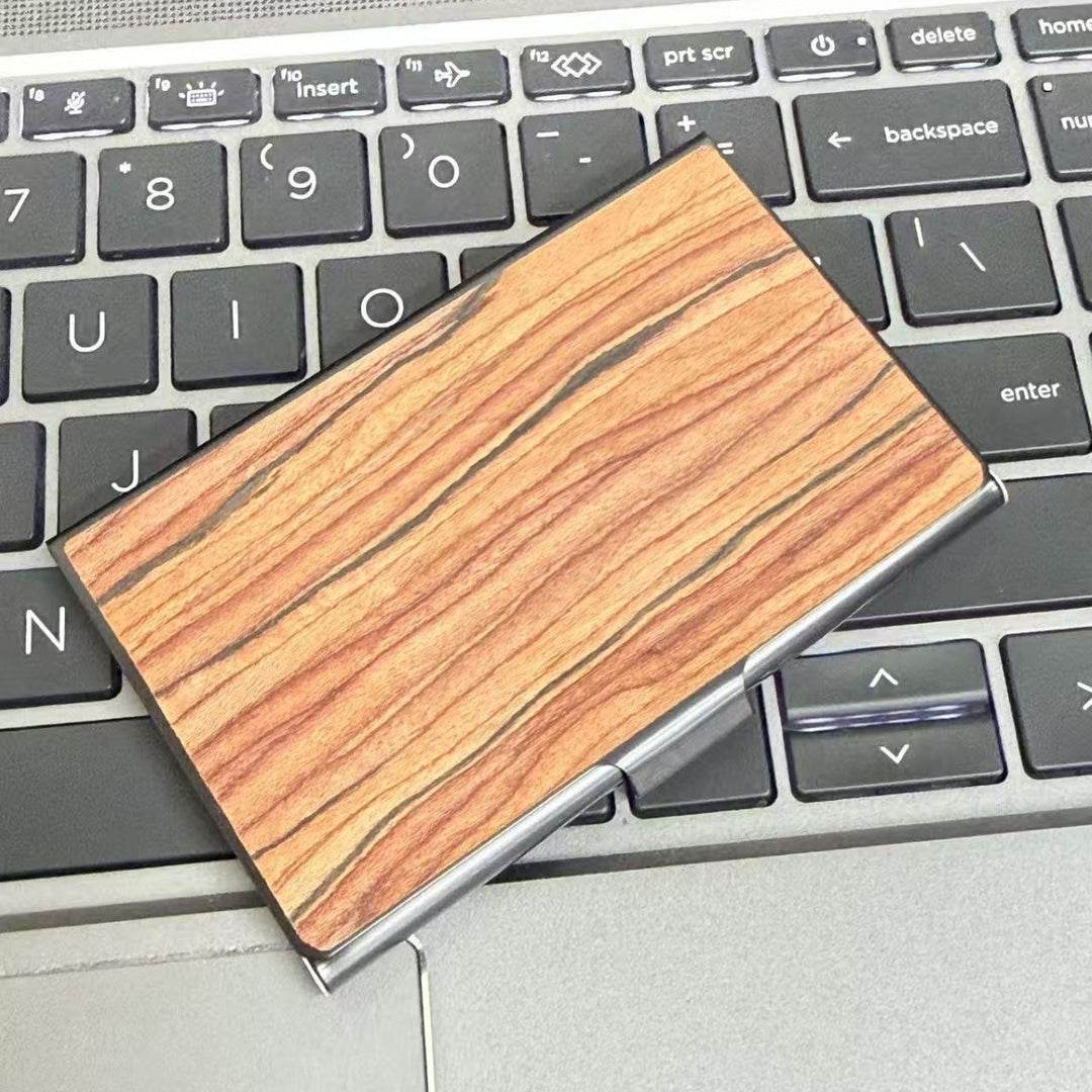 Wooden Credit Card Holder