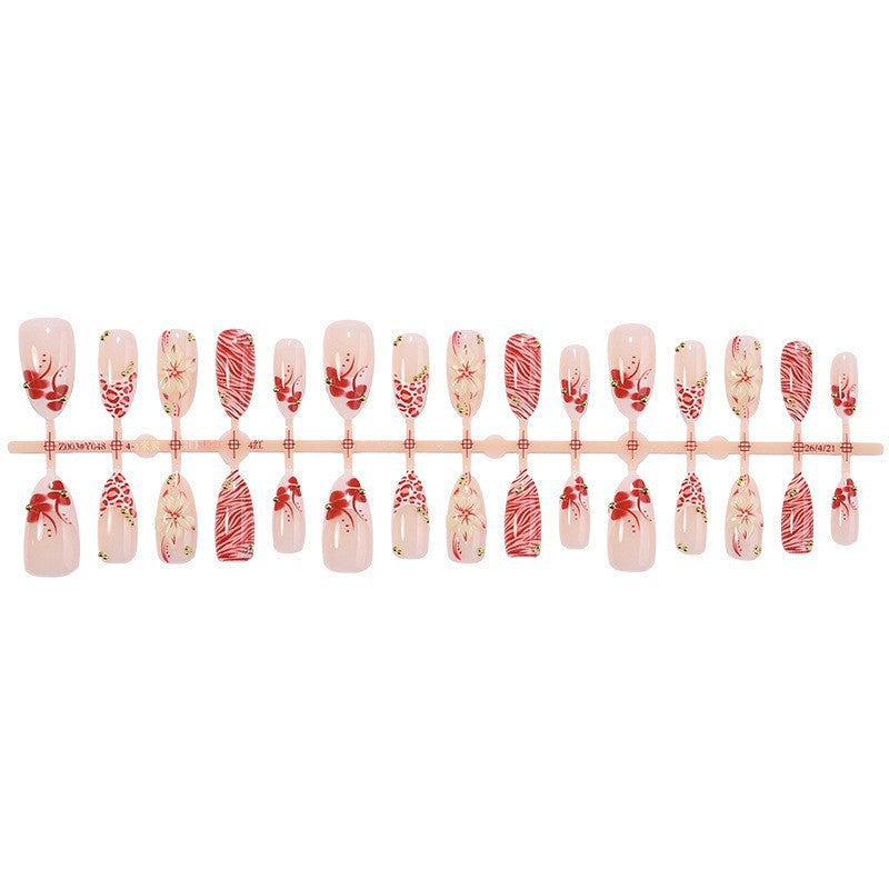 Floral Design Press-On Nail Set Kalsten 1788495338