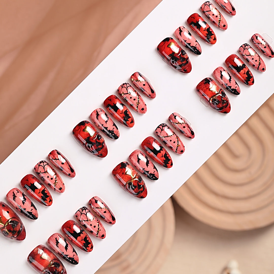 Creative Halloween Nail Art Set with Creepy Designs Kalsten