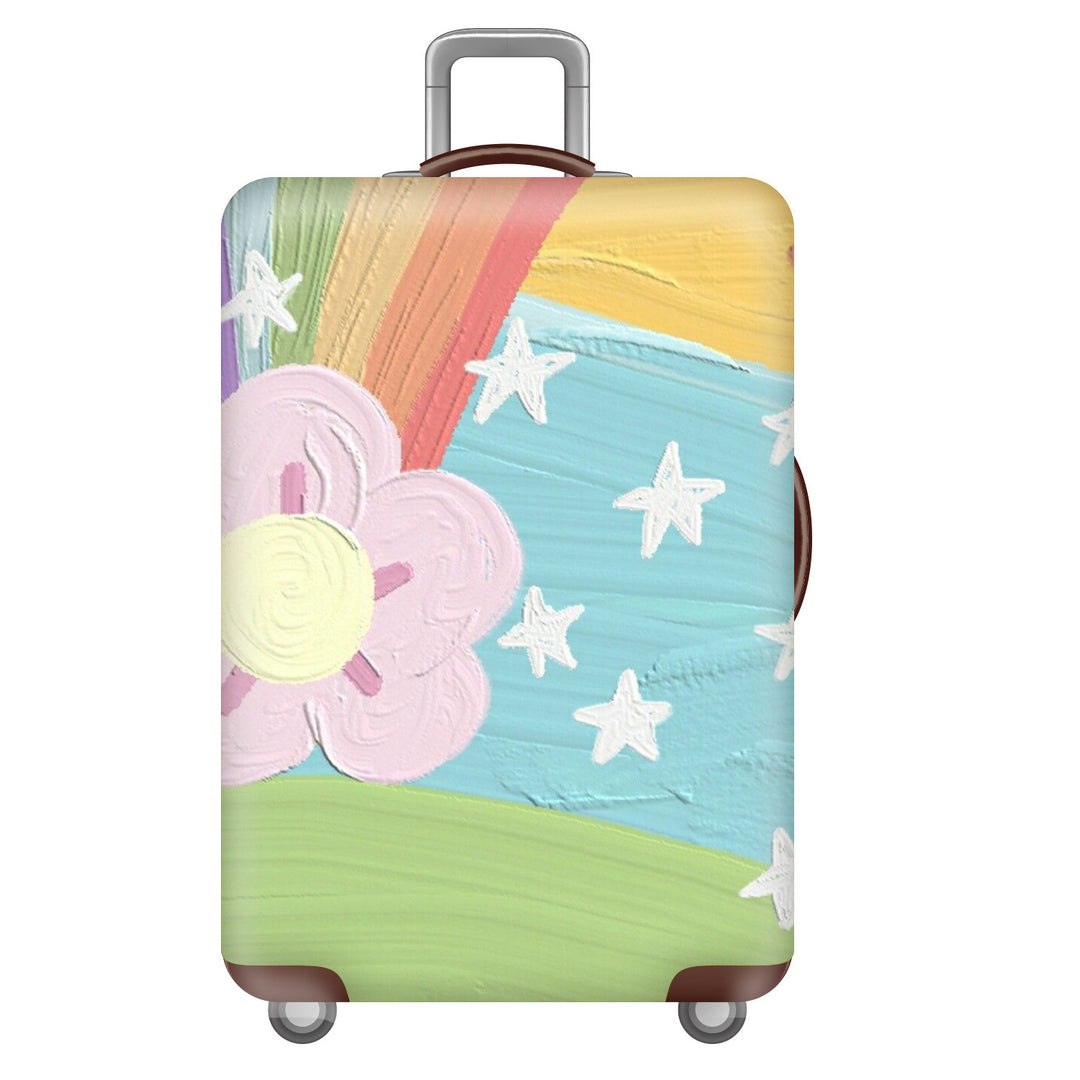 Women's Hard Shell Suitcase with Cheerful Kalsten Design