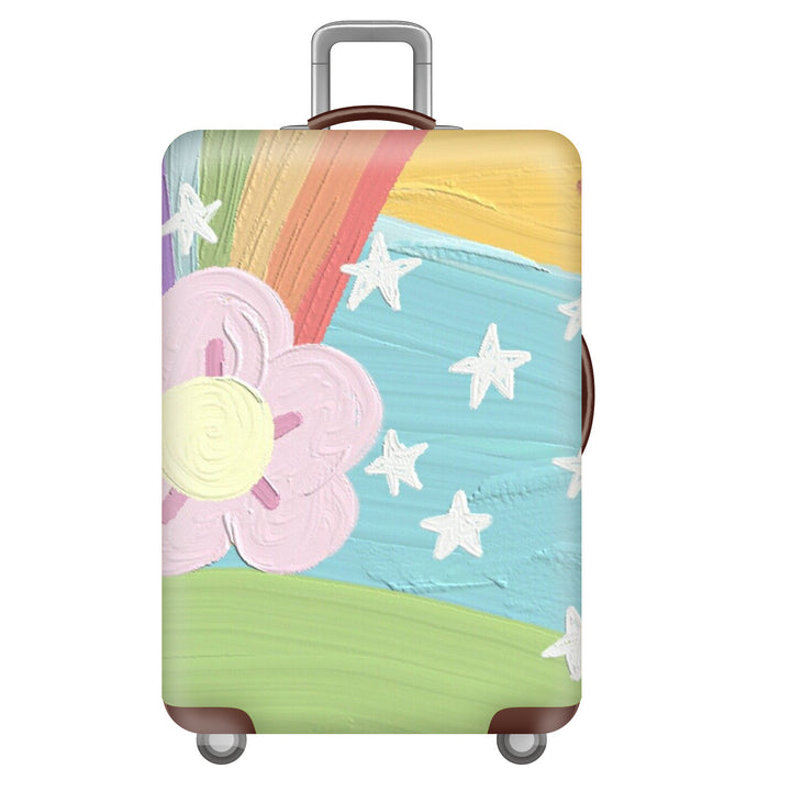 Women's Hard Shell Suitcase with Cheerful Kalsten Design