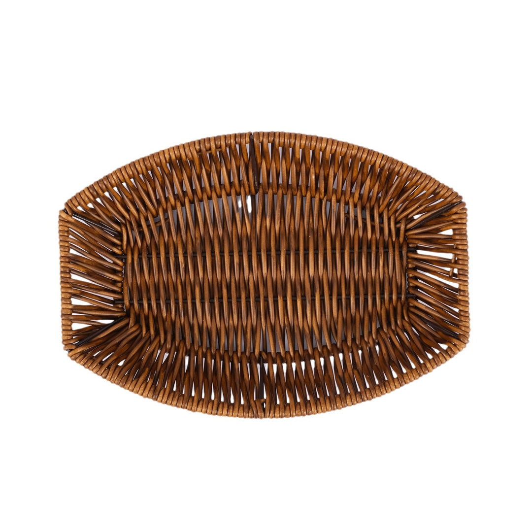 Handcrafted Oval Woven Basket Kalsten