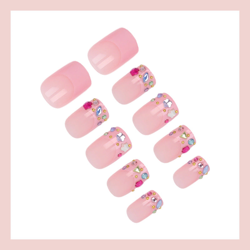 Nail art set with sparkling decorative elements Kalsten