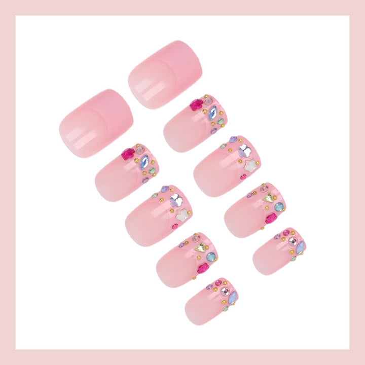 Nail art set with sparkling decorative elements Kalsten