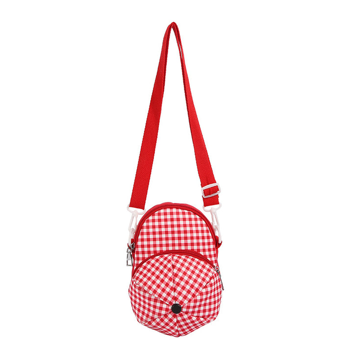 Stylish Gingham Crossbody Bag