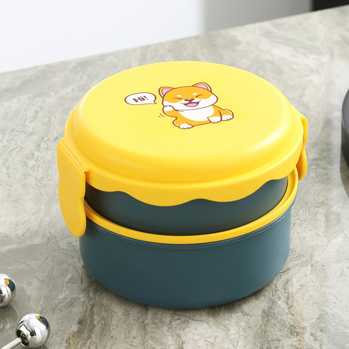 Cartoon-Themed Food Storage Bento Container