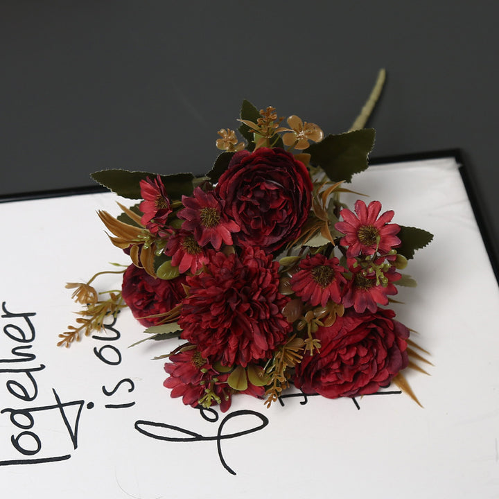 Decorative Faux Flower Arrangement for Home Display