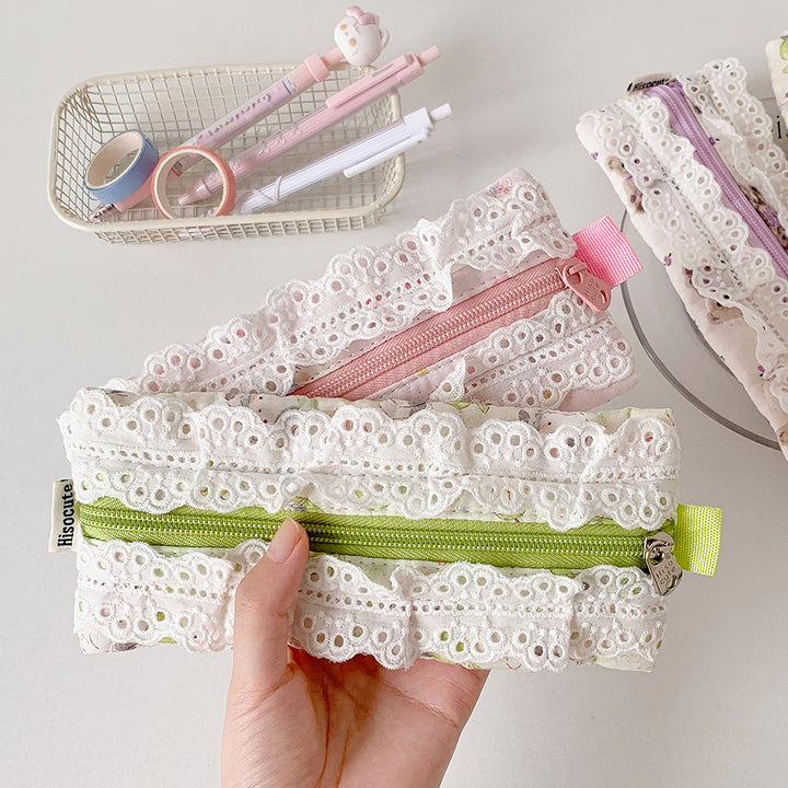 Elegant Lace Design Pencil Case Kalsten