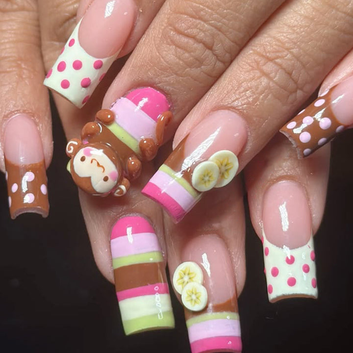 Playful 3D Fruit-Themed Nail Art Extensions Kalsten