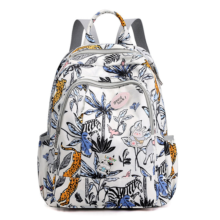 Fun Printed Multi-Compartment Backpack Kalsten