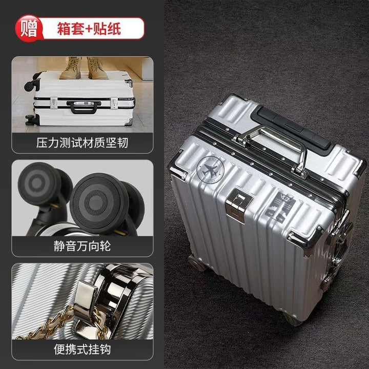 Hard-shell travel suitcase with spacious interior and high-quality rolling system Kalsten