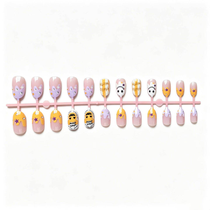 Halloween-Themed Decorative Nail Art