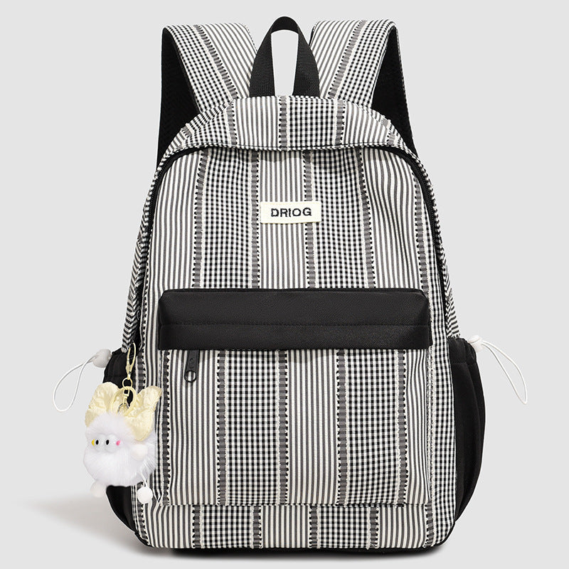 Playful Striped Backpack Kalsten