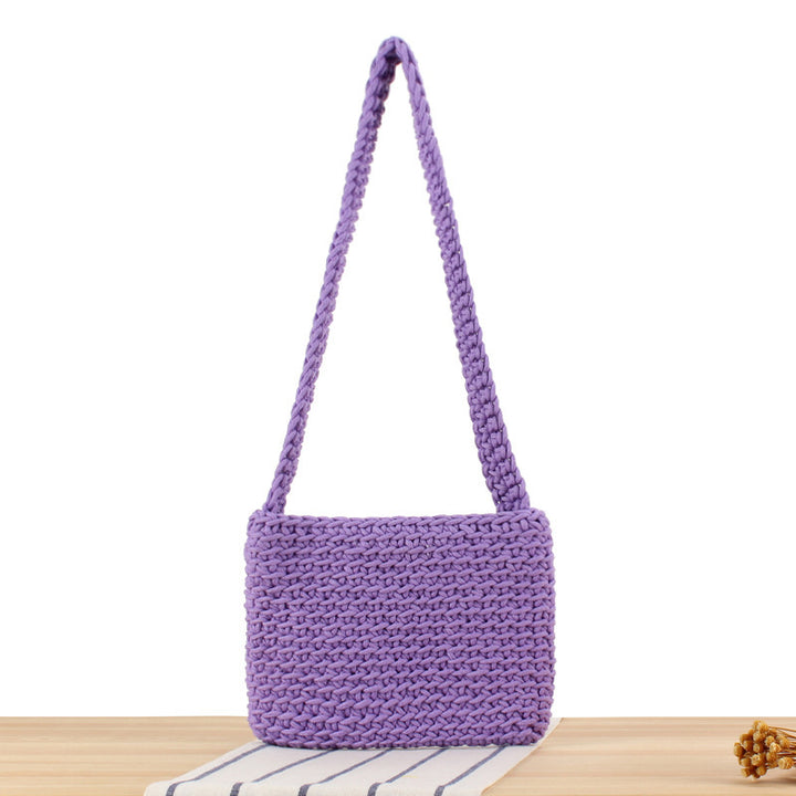 Handbag Made of High-Quality Macrame with Stylish Shoulder Strap Kalsten