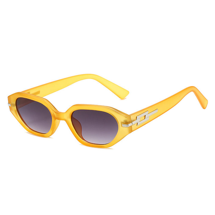Elegant Retro Inspired Faceted Sunglasses Kalsten