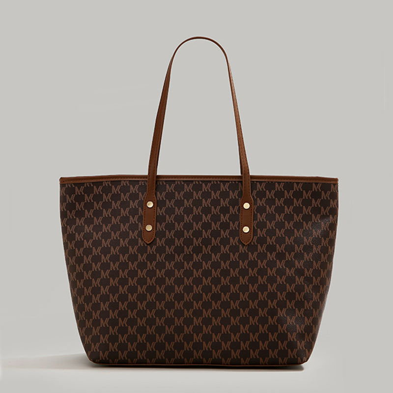 Elegant Symbol-Patterned Tote Bag Kalsten
