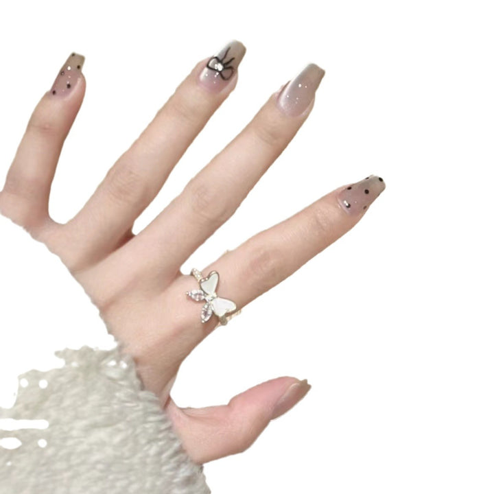 Artistic Butterfly-Design Press-On Nails Kalsten