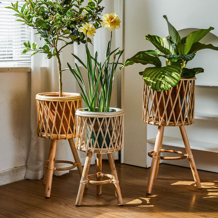 Decorative Woven Flower Planters Kalsten