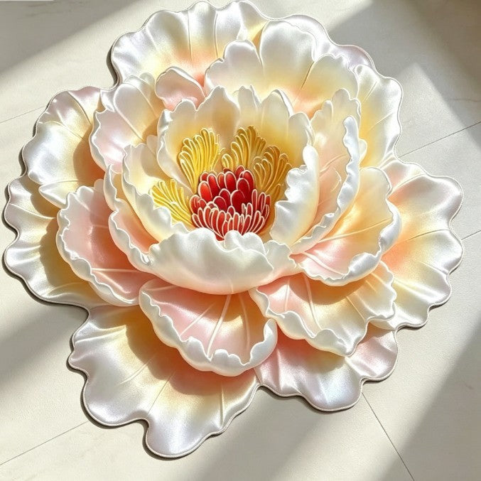 Floral Shape Bath Mat