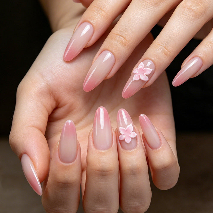 Elegant Floral Press-On Nails Kalsten