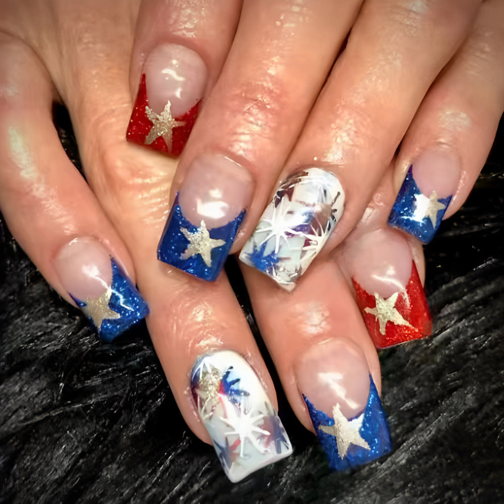 Themed Star-Studded Gel Nail Art Set Kalsten
