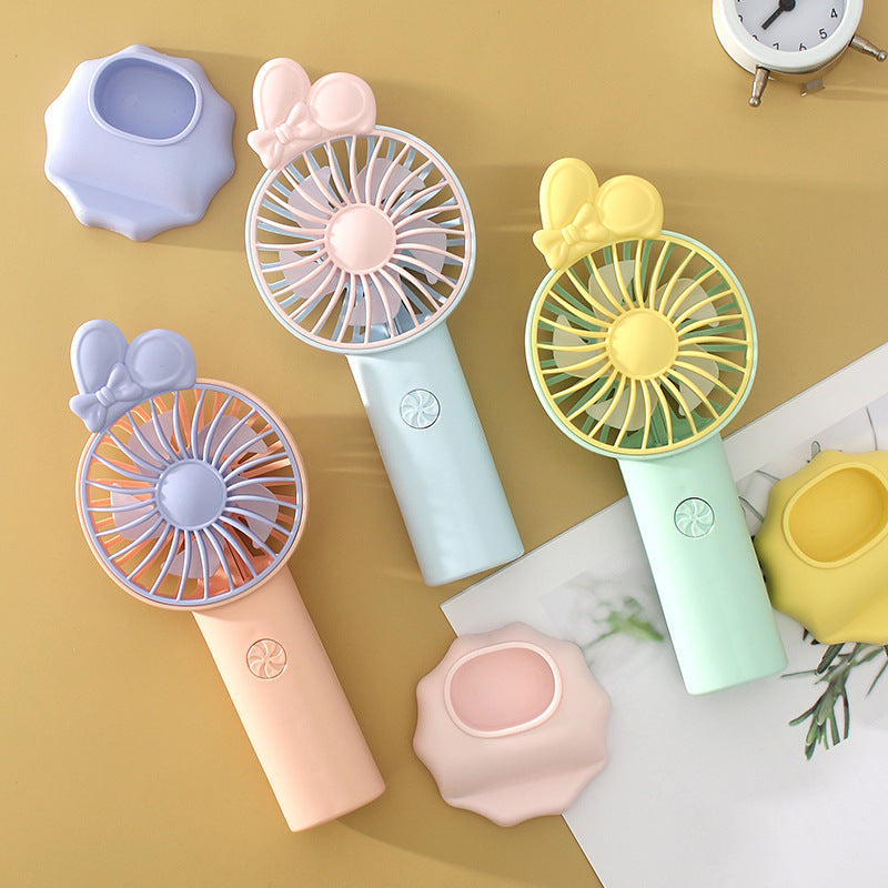 Ladies Portable Hand Fan with Playful Design Kalsten