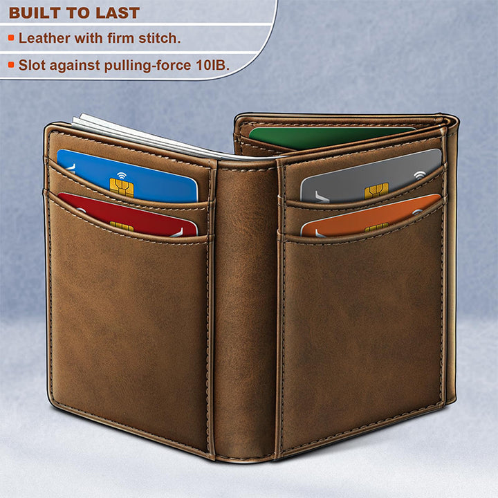 Stylish Slim Leather Cardholder Kalsten