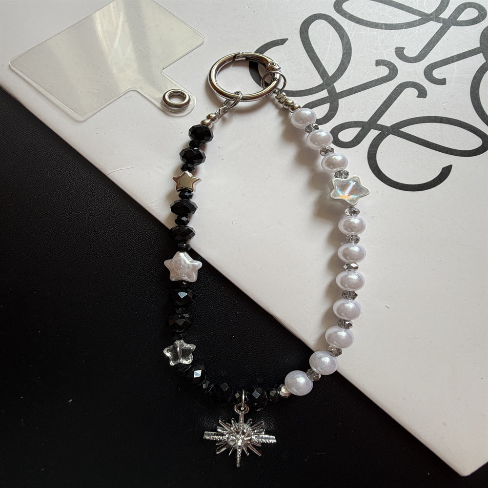 Elegant Beaded Charm Keychain Holder Kalsten
