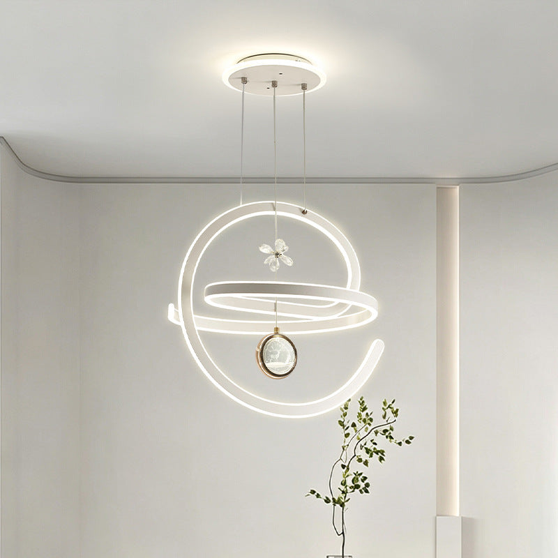 Modern Spiral LED Pendant Light