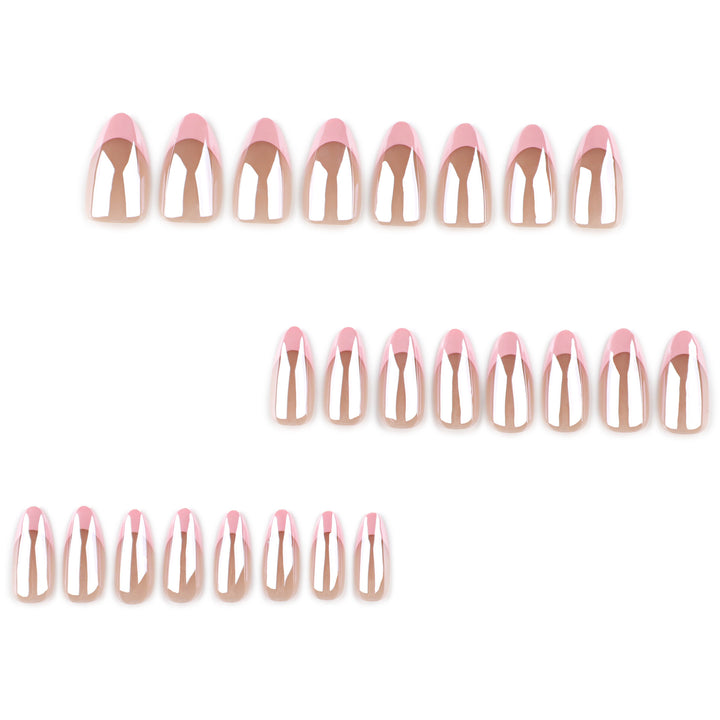 Artistic stiletto nails with gloss and transparency effects Kalsten
